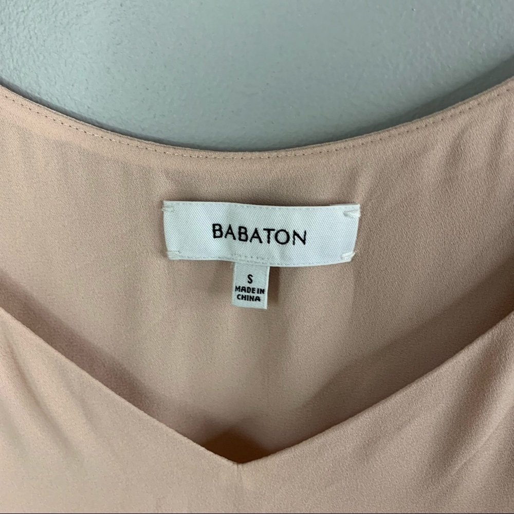 Aritzia Babaton Templeton Midi Slip Dress in‎ Nude - Picture 4 of 6